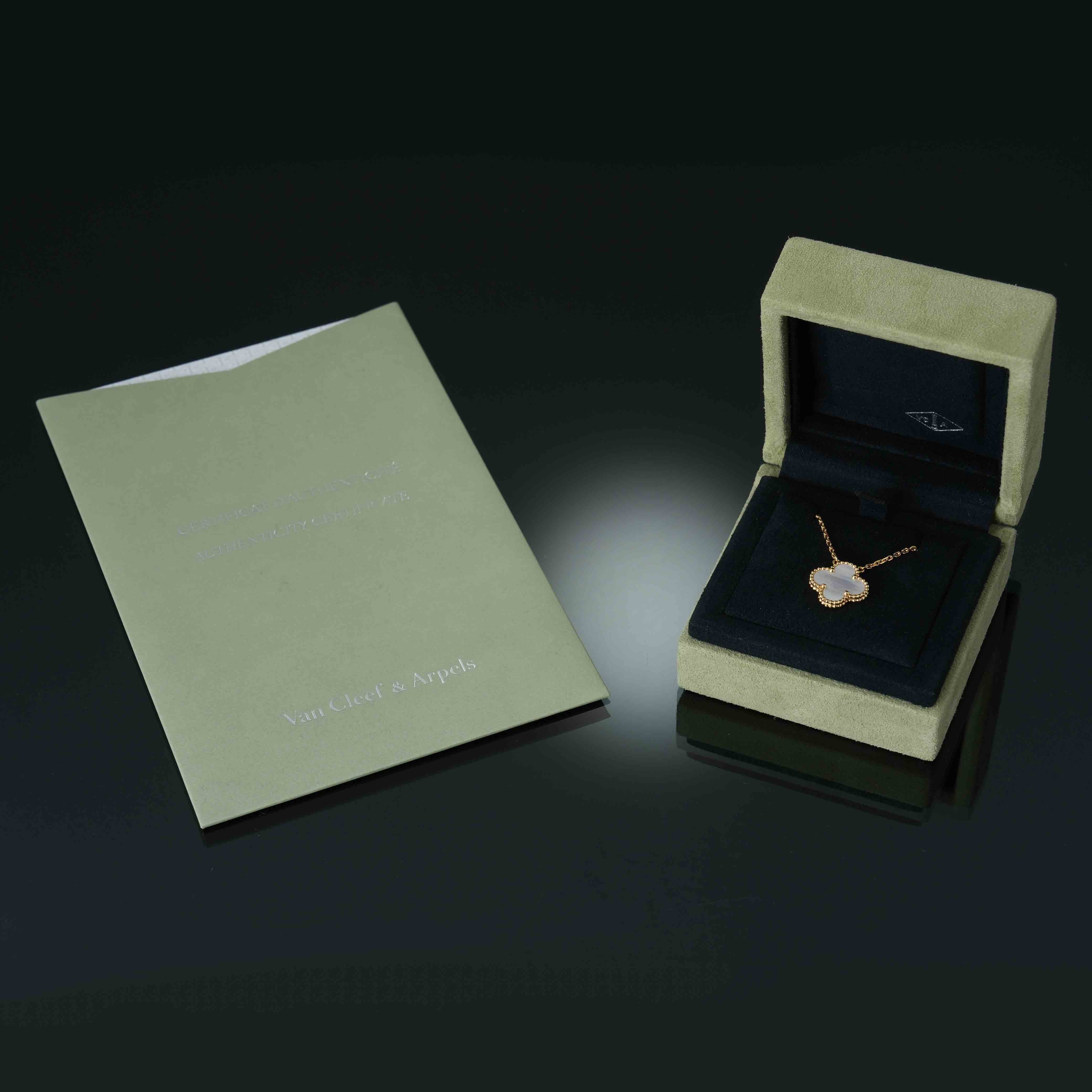 Van Cleef & Arpels(USED)반클리프앤아펠 빈티지 알함브라 네크리스